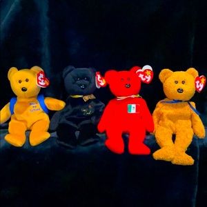 Original BEANIE BABIES Unique Bears Collection